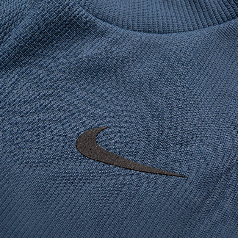 женский синий топ Nike Dry Crop 830389-464 - цена, описание, фото 4
